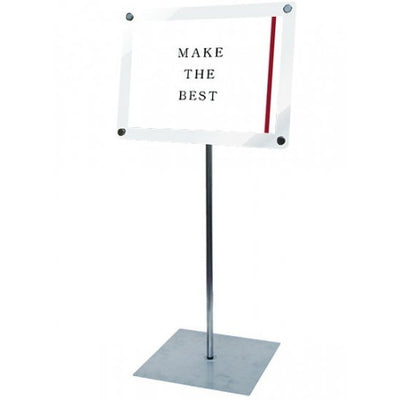 インフォメーションアクリルスタンド80A3横ホワイトINFA80-A3YWの商品画像