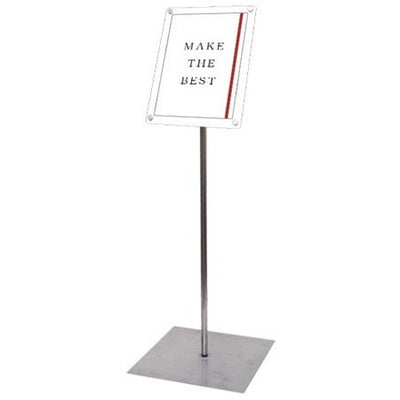 インフォメーションアクリルスタンド80A4縦ホワイトINFA80-A4TWの商品画像