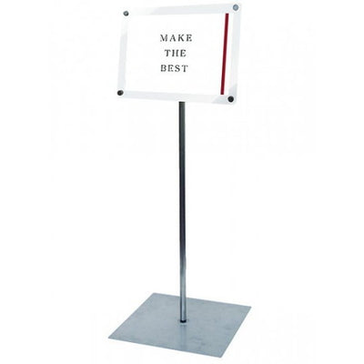 インフォメーションアクリルスタンド80A4横ホワイトINFA80-A4YWの商品画像