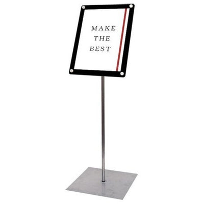 インフォメーションアクリルスタンド80B4縦ブラックINFA80-B4TBの商品画像