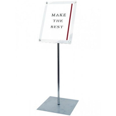 インフォメーションアクリルスタンド80B4縦ホワイトINFA80-B4TWの商品画像