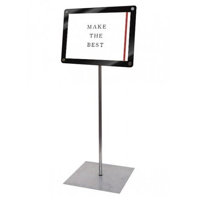 インフォメーションアクリルスタンド80B4横ブラックINFA80-B4YBの商品画像