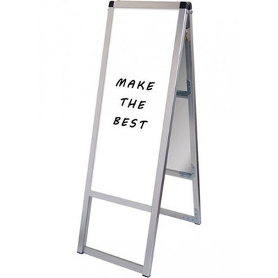 バリウススタンド看板ホワイトボードA3縦縦両面VASKWB-A3TTRの商品画像