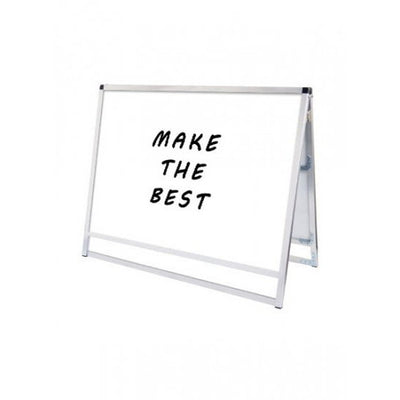 バリウススタンド看板ホワイトボードB1横ロウ両面VASKWB-B1YLRの商品画像