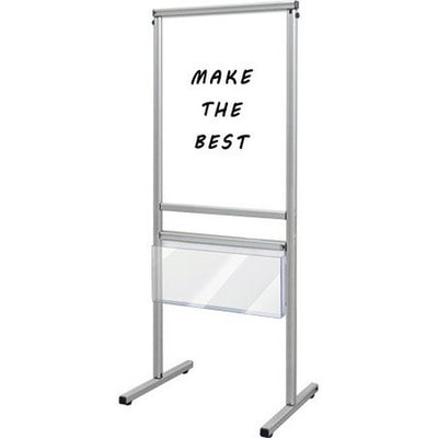 スマートメッセージスタンドホワイトボードカタログケース付A2SMMSWBK-A2の商品画像