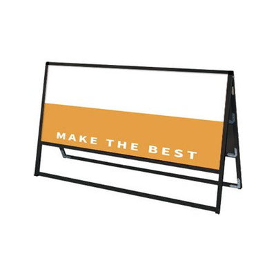 ブラックバリウススタンド看板アルミ複合板1200×600両面BVASKAP-1200X600Rの商品画像