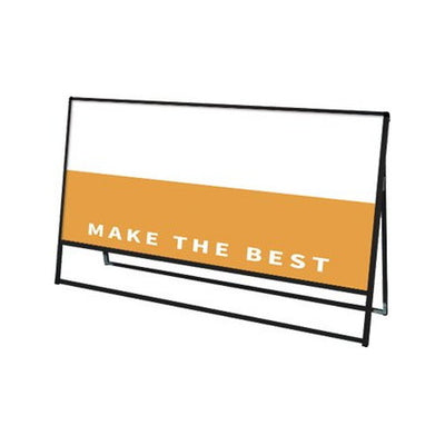 ブラックバリウススタンド看板アルミ複合板1800×900片面BVASKAP-1800X900Kの商品画像