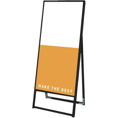 ブラックバリウススタンド看板アルミ複合板450×1200片面BVASKAP-450X1200Kの商品画像