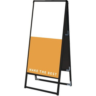 ブラックバリウススタンド看板アルミ複合板450×1200両面BVASKAP-450X1200Rの商品画像