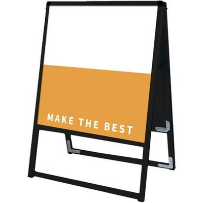 ブラックバリウススタンド看板アルミ複合板450×450両面BVASKAP-450X450Rの商品画像