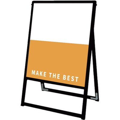 ブラックバリウススタンド看板アルミ複合板450×600片面BVASKAP-450X600Kの商品画像