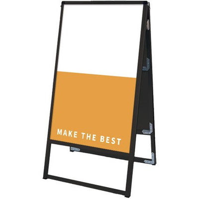 ブラックバリウススタンド看板アルミ複合板450×900両面BVASKAP-450X900Rの商品画像