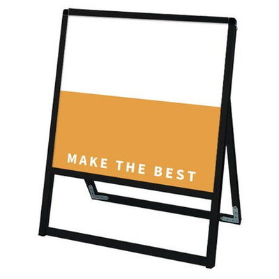 ブラックバリウススタンド看板アルミ複合板600×600片面BVASKAP-600X600Kの商品画像