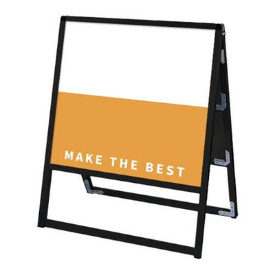 ブラックバリウススタンド看板アルミ複合板600×600両面BVASKAP-600X600Rの商品画像