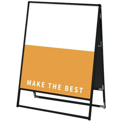 ブラックバリウススタンド看板アルミ複合板900×1200両面BVASKAP-900X1200Rの商品画像