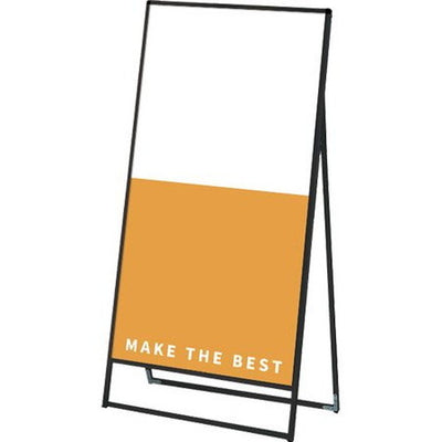 ブラックバリウススタンド看板アルミ複合板900×1800片面BVASKAP-900X1800Kの商品画像