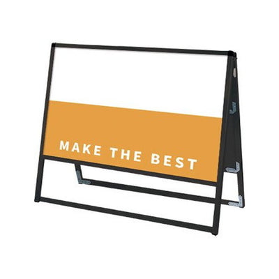 ブラックバリウススタンド看板アルミ複合板900×450両面BVASKAP-900X450Rの商品画像