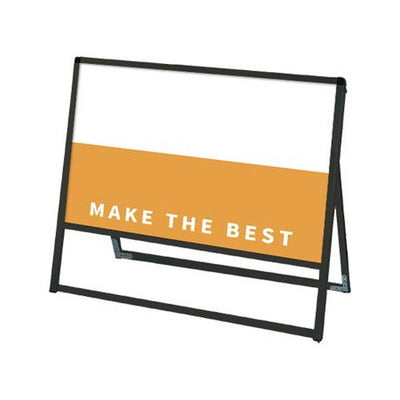 ブラックバリウススタンド看板アルミ複合板900×600片面BVASKAP-900X600Kの商品画像