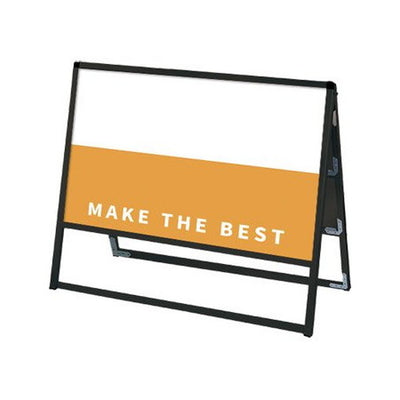 ブラックバリウススタンド看板アルミ複合板900×600両面BVASKAP-900X600Rの商品画像