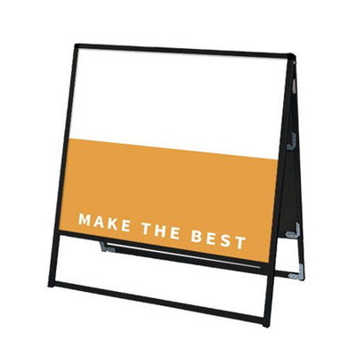 ブラックバリウススタンド看板アルミ複合板900×900両面BVASKAP-900X900Rの商品画像