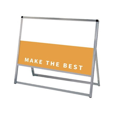 バリウススタンド看板アルミ複合板900×450片面VASKAP-900X450Kの商品画像