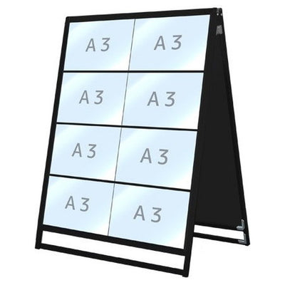 ブラックバリウスカードケーススタンド看板A3横16両面BVACCSK-A3Y16Rの商品画像
