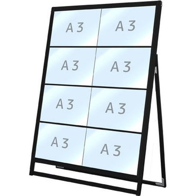 ブラックバリウスカードケーススタンド看板A3横8片面BVACCSK-A3Y8Kの商品画像