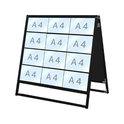 ブラックバリウスカードケーススタンド看板A4横24両面BVACCSK-A4Y24Rの商品画像