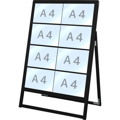 ブラックバリウスカードケーススタンド看板A4横8片面BVACCSK-A4Y8Kの商品画像