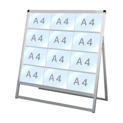 バリウスカードケーススタンド看板A4横12片面VACCSK-A4Y12Kの商品画像