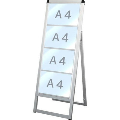 バリウスカードケーススタンド看板A4横4片面VACCSK-A4Y4Kの商品画像