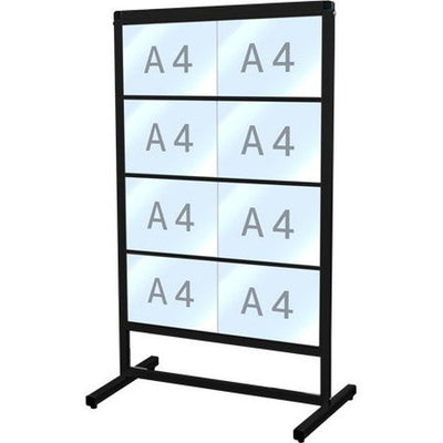 ブラックバリウスカードケースメッセージスタンドA4横8片面BVACCMS-A4Y8Kの商品画像