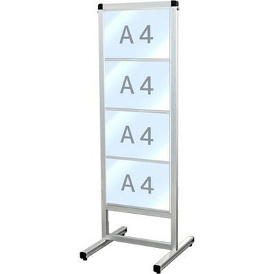 バリウスカードケースメッセージスタンドA4横4片面VACCMS-A4Y4Kの商品画像