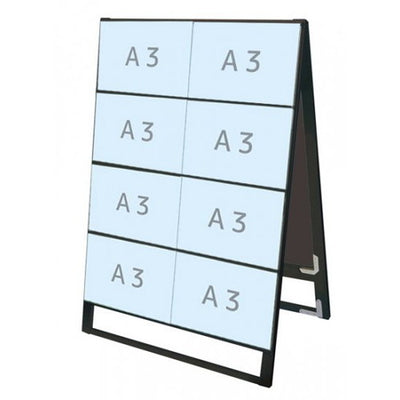 ブラックカードケーススタンド看板A3横16両面BCCSK-A3Y16Rの商品画像
