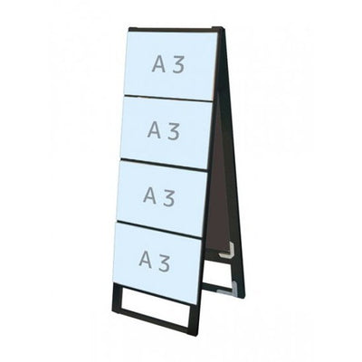 ブラックカードケーススタンド看板A3横8両面BCCSK-A3Y8Rの商品画像