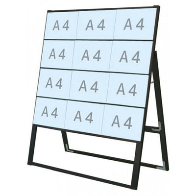 ブラックカードケーススタンド看板A4横12片面ハイBCCSK-A4Y12KHの商品画像