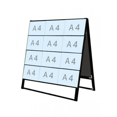 ブラックカードケーススタンド看板A4横24両面BCCSK-A4Y24Rの商品画像