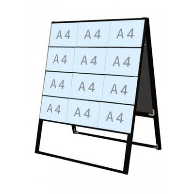 ブラックカードケーススタンド看板A4横24両面ハイBCCSK-A4Y24RHの商品画像