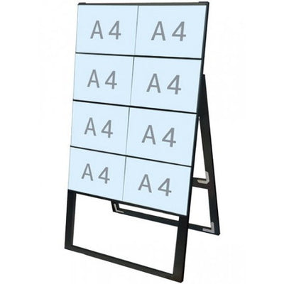 ブラックカードケーススタンド看板A4横8片面ハイBCCSK-A4Y8KHの商品画像