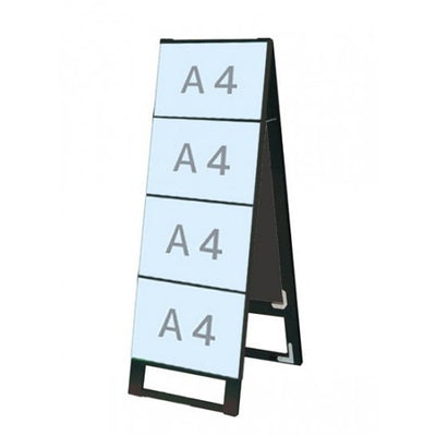 ブラックカードケーススタンド看板A4横8両面BCCSK-A4Y8Rの商品画像