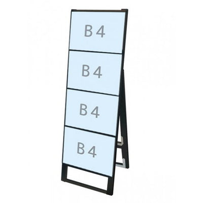 ブラックカードケーススタンド看板B4横4片面BCCSK-B4Y4Kの商品画像