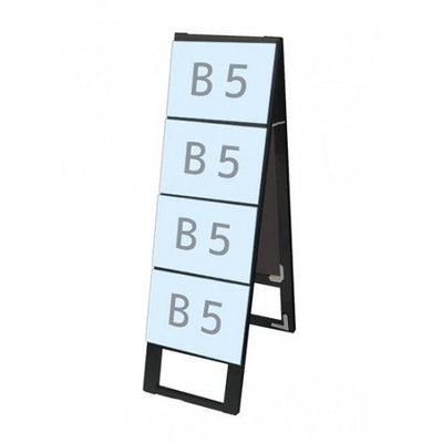 ブラックカードケーススタンド看板B5横8両面BCCSK-B5Y8Rの商品画像