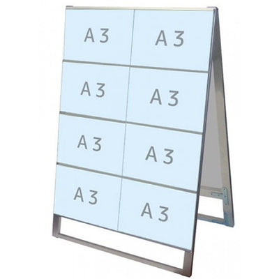 カードケーススタンド看板A3横16両面CCSK-A3Y16Rの商品画像