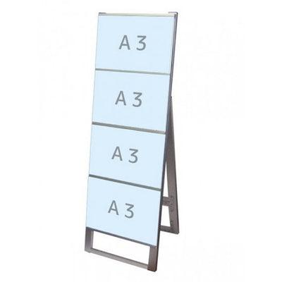 カードケーススタンド看板A3横4片面CCSK-A3Y4Kの商品画像