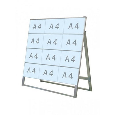 カードケーススタンド看板A4横12片面CCSK-A4Y12Kの商品画像