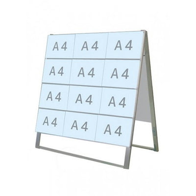 カードケーススタンド看板A4横24両面CCSK-A4Y24Rの商品画像