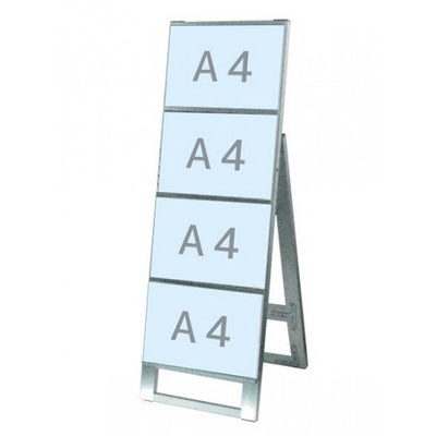 カードケーススタンド看板A4横4片面CCSK-A4Y4Kの商品画像
