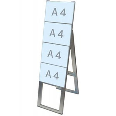 カードケーススタンド看板A4横4片面ハイCCSK-A4Y4KHの商品画像