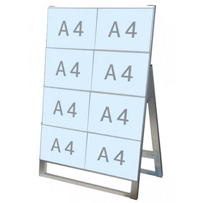 カードケーススタンド看板A4横8片面CCSK-A4Y8Kの商品画像
