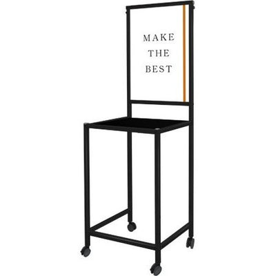 ブラックスマートサインテーブルA2黒BSMSGTB450×800-A2-Bの商品画像